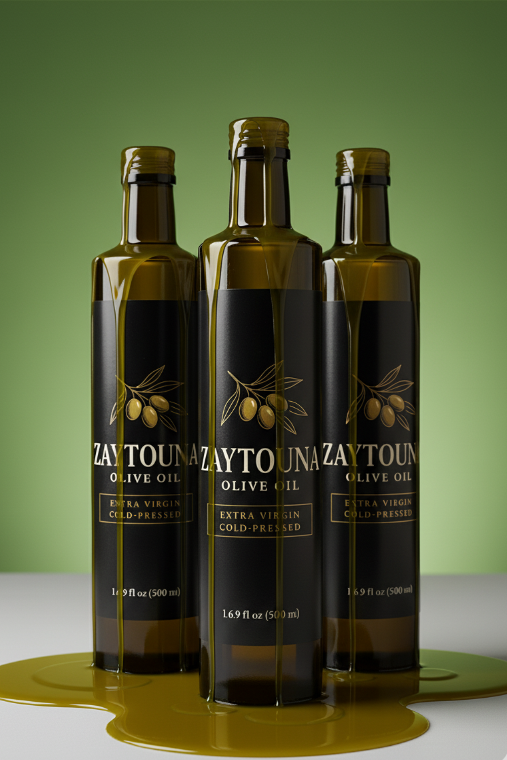 Trio Premium Extra Virgin Olive Oil (3 × 500ml)